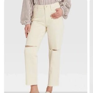 Target Cream Jeans